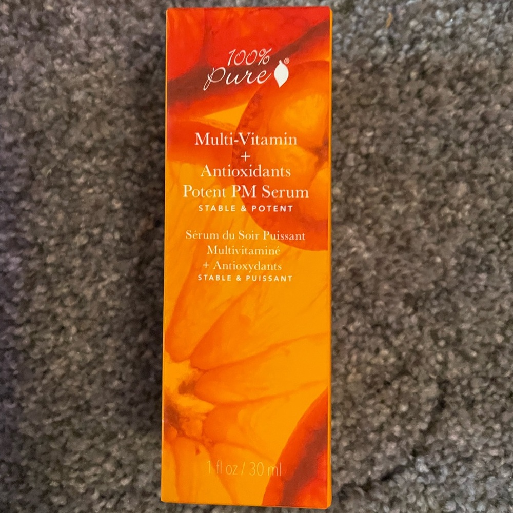 100% Pure Multi-Vitamin + Antioxidants Potent PM Serum